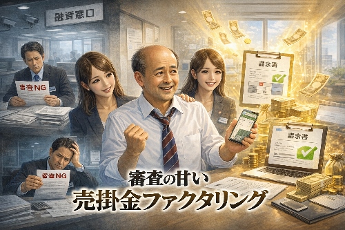 審査の甘い売掛金ファクタリング